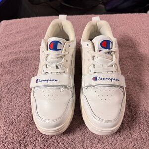 Men's 9.5 - CHAMPION 3 On 3 Low Tops White Preloved